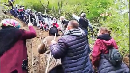 Rize'de vatandaşlar ağaçlarına sahip çıkıyor