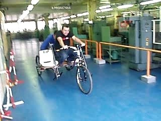 premier essai de roulage