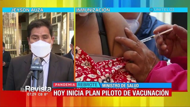 Gobierno aplicará 6.400 dosis diarias en ocho centros en plan piloto de vacunación
