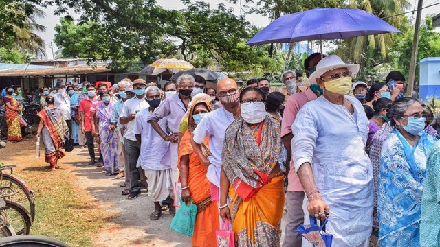 Corona cases increase amid Bengal assembly elections
