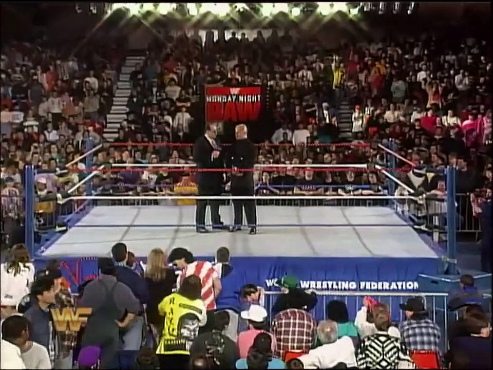 Gorilla Monsoon interviews Mr. Perfect