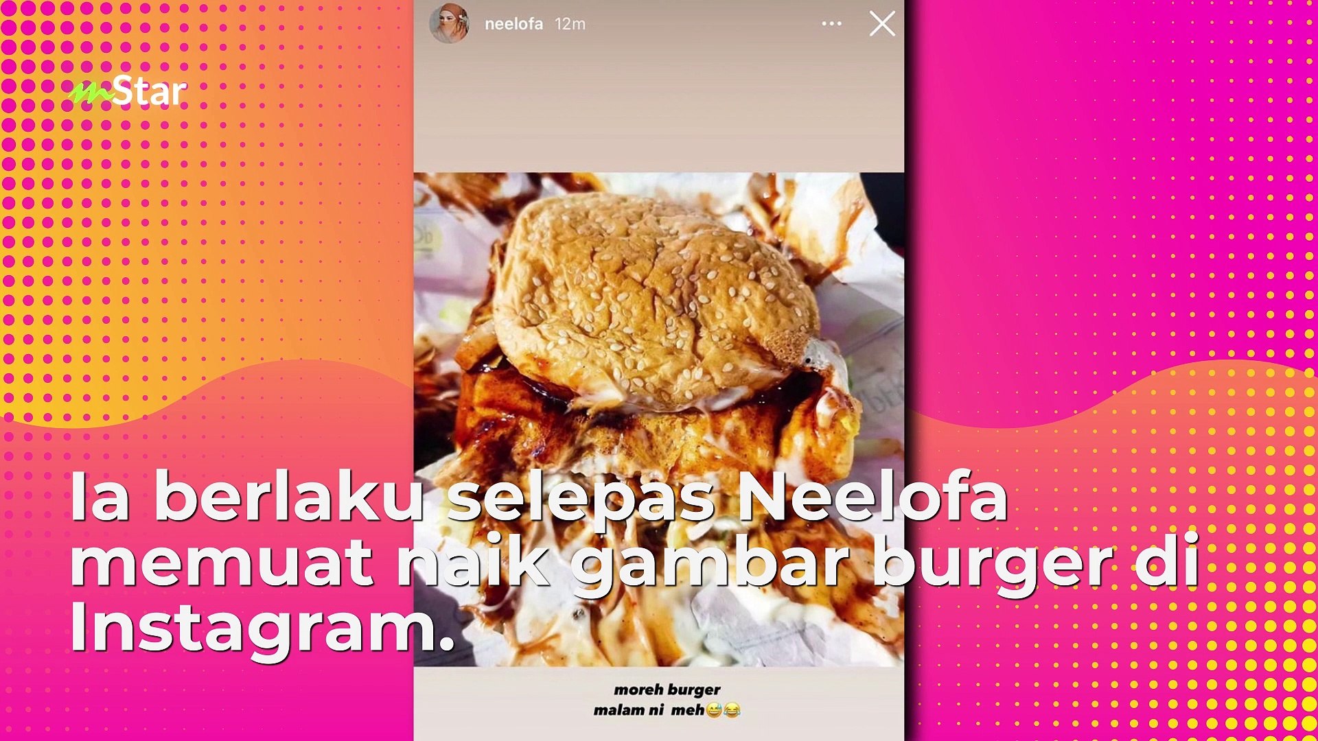 Neelofa burger