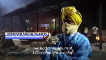 Indian crematorium converts parking lot to burn increasing dead