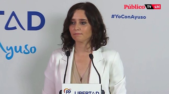 Ayuso, sobre las amenazas: No hay que comentarlo ni ponerle el foco