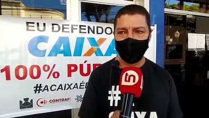 Damião Rodrigues fala sobre a greve da Caixa