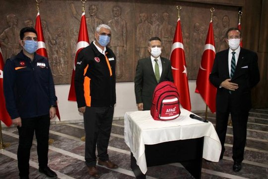AFAD'ın afet çantası Aydın'da tanıtıldı