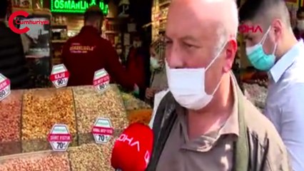Eminönü'nde 'kapanma alışverişi' yoğunluğu