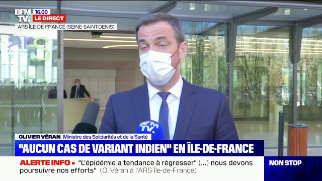 Olivier Véran fait le constat qu'il y a un certain nombre de grands centres de vaccination qui ont des créneaux de vaccination ouverts