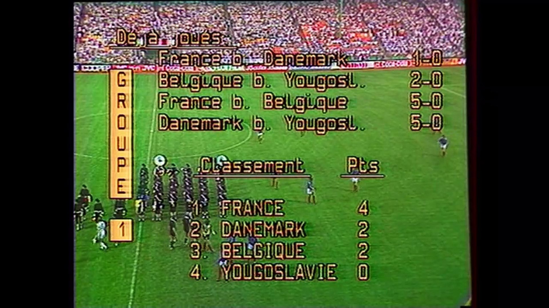 Billet De Match Rare – Euro 92 : France Vs Yougoslavie – État Parfait (Mint)