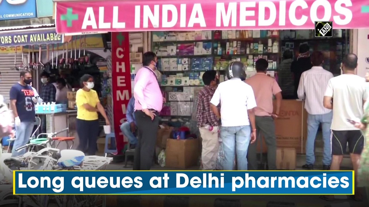 Long queues at Delhi pharmacies as people struggle to get Covid medicines