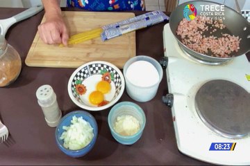 Preparamos pasta carbonara