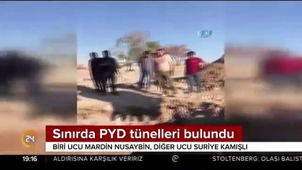 Sınırda PYD tünelleri bulundu... Ucu bakın nereye çıkıyor!