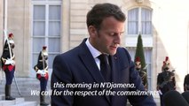 Macron condemns Chad violence, opposes 'succession plan'