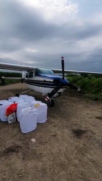 Imágenes de las narcoavionetas que fueron halladas en Milagro