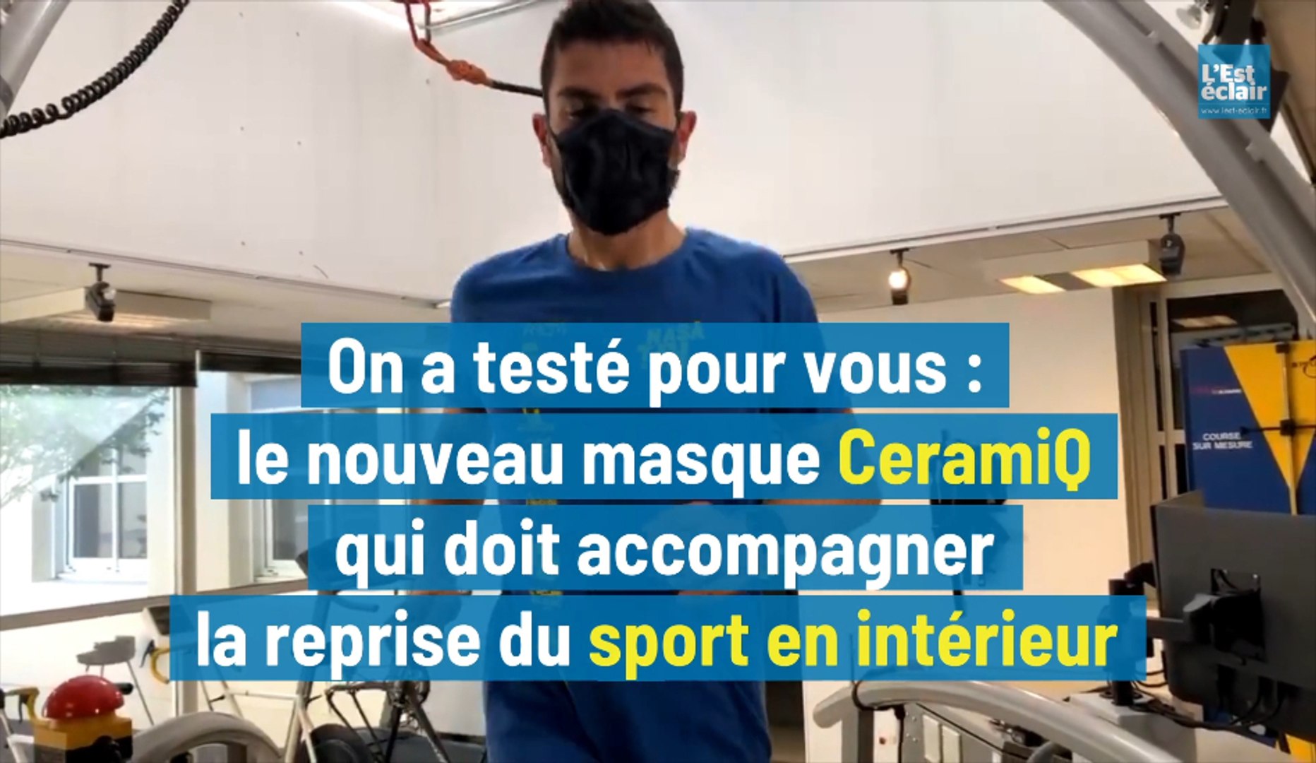 On a testé pour vous : le masque CeramiQ pour accompagner la reprise du  sport en intérieur - Vidéo Dailymotion