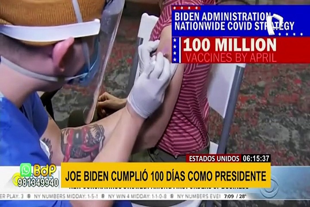 Joe Biden llega a los 100 días como presidente en medio de una crisis política y sanitaria