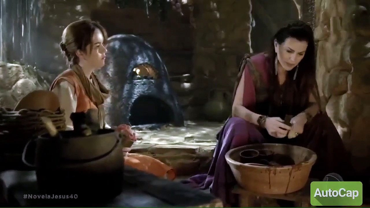 Jesus, dando a palavra,  pasando la palavra