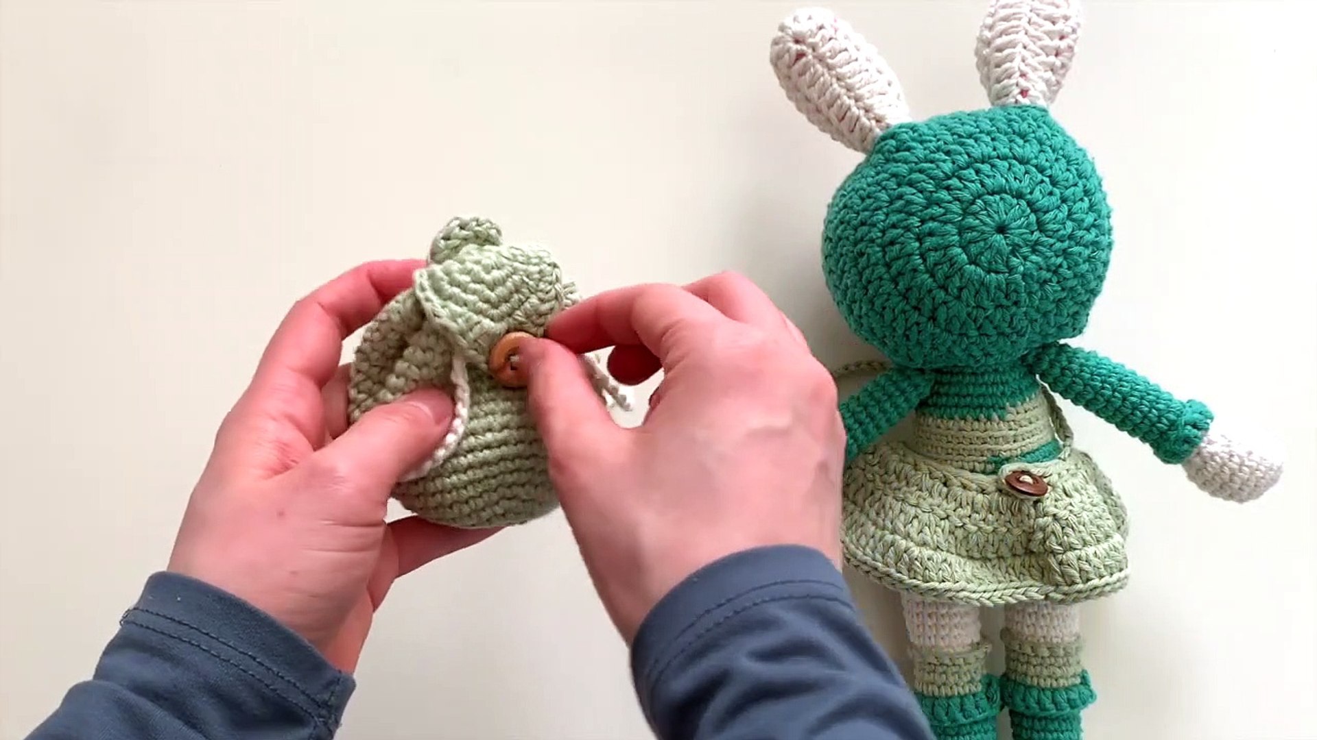 Wanderlust Bunny · Amigurumi Crochet Pattern Rabbit Doll Preview