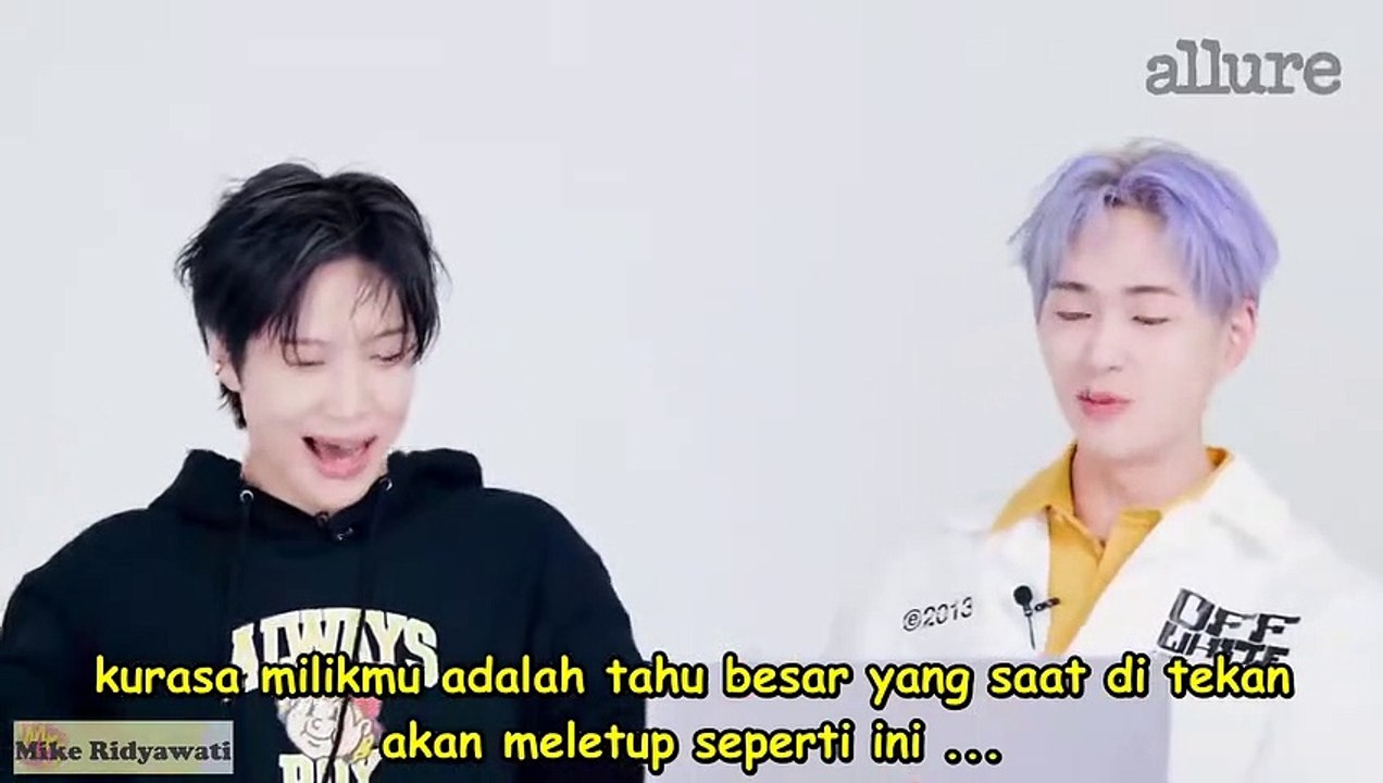 SUB INDO SHINEE ALLURE KOREA [ONEW & TAEMIN]