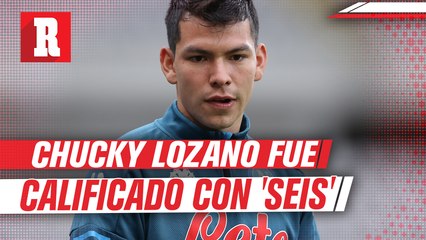 Chucky Lozano, calificado con 'seis' tras victoria del Napoli sobre Torino