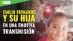 La emotiva transmisión de Emilio Fernando Alonso con su hija tras 20 años
