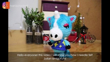 Needle Felting Julian Amigurumi | Speed Work
