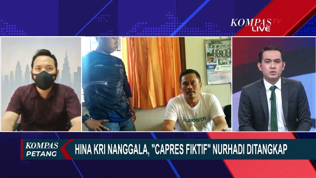 Hina KRI Nanggala 402, Capres Fiktif Nurhadi Ditangkap