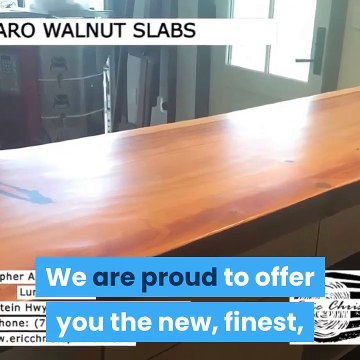 Claro Walnut Slabs | Eric Christopher Art - Live Edge Wood Slabs | (707) 815-4724