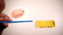 Walking Silkworm | Paper Insect | Blowing Origami Animal