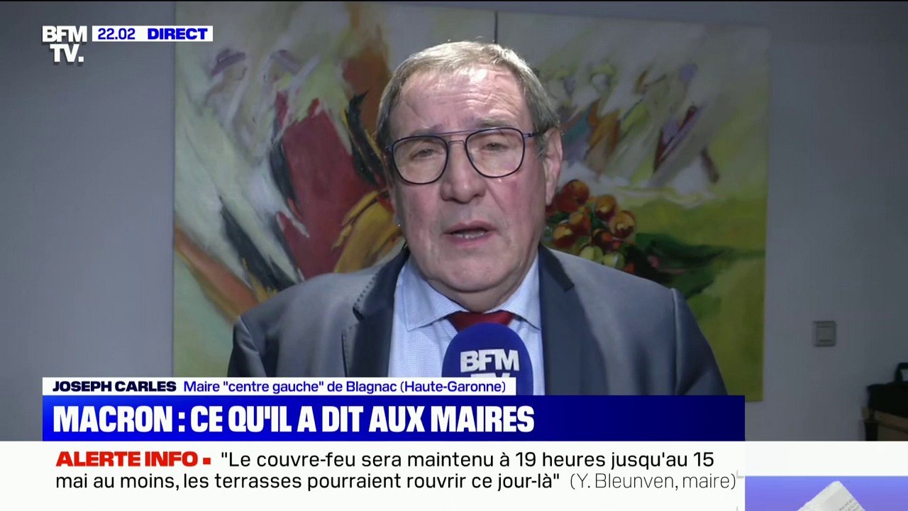 "Le président nous a expliqué qu'il ne voulait pas aller trop vite" pour déconfiner: le maire de Blagnac raconte ce qu'a dit Emmanuel Macron aux élus