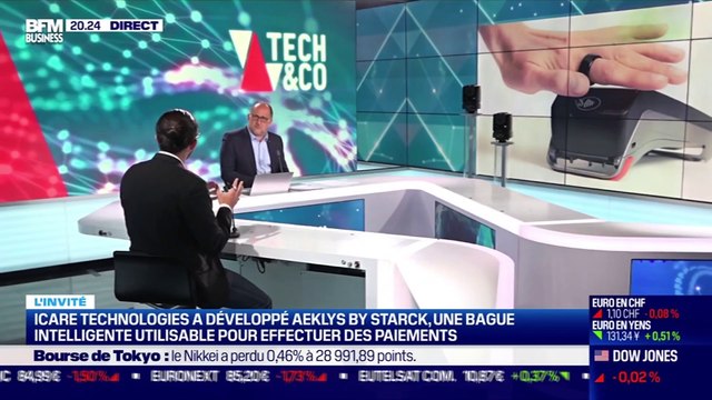 Fabien Raiola (ICARE Technologies) : ICARE Technologies a développé Aeklys by Starck, une bague intelligente utilisable pour effectuer des paiements - 27/04