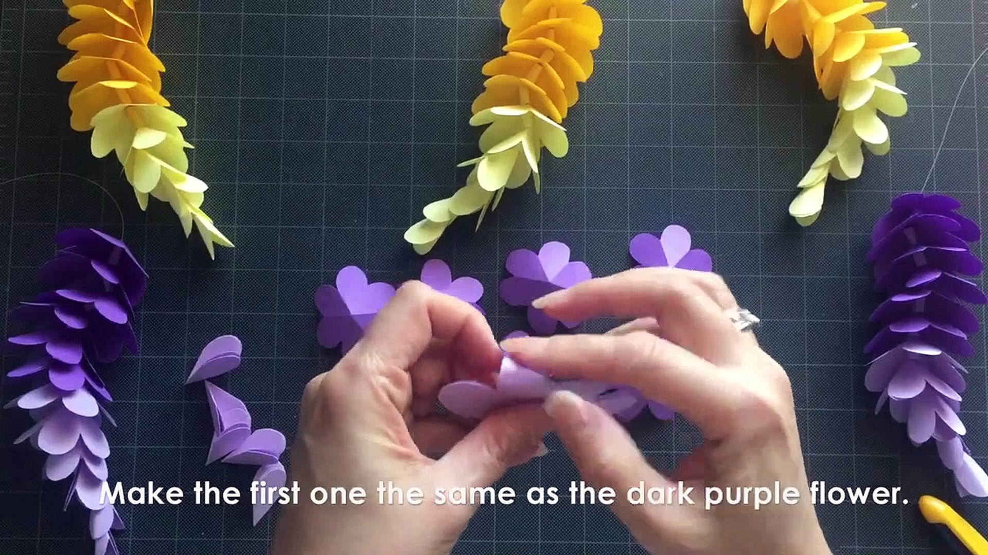 Diy Paper Wisteria | Paper Flowers | Origami Flowers - video Dailymotion