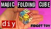 Folding Fidget Cube Toy - Magic Cube - Dice Toy - Diy Fidget Toys - Stress Toys