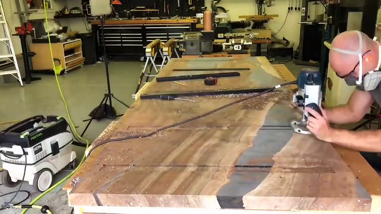 Diy Epoxy Dining Table Build—Part Two Of Two—How To Woodworking