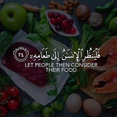 فلينظر الإنسان الى طعامه - القارئ اسلام صبحى