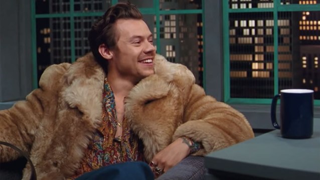 Harry Styles is in the Hot Seat For Gucci's Beloved Campaign With James Corden | Billboard News