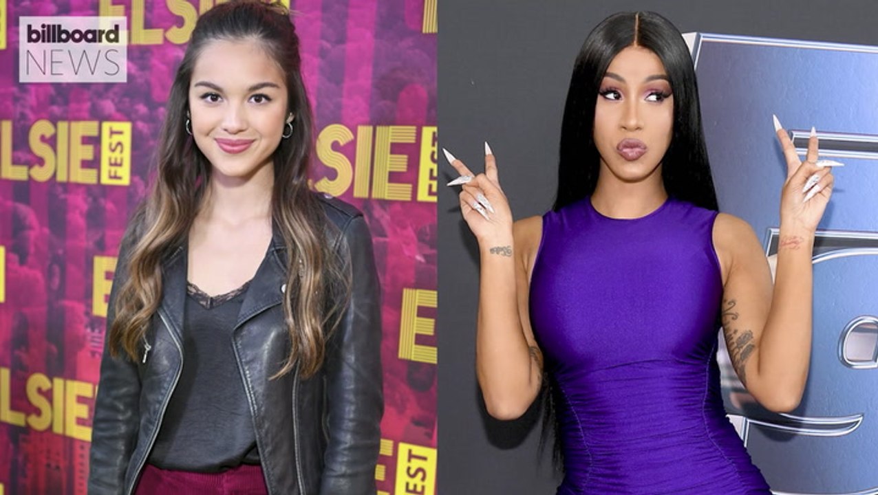 Olivia Rodrigo Praises Cardi B's 'Honest' Songwriting: 'I'm So in Love With Her' | Billboard News