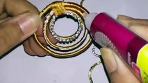 5 Diy Earrings With Only Bangles