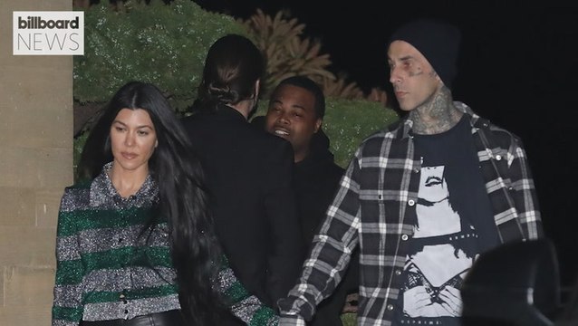 Travis Barker Showers Kourtney Kardashian With Love and PDA on Her Birthday | Billboard News