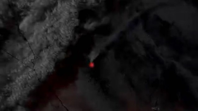 NOAA satellite captures Flag Fire smoke over Arizona