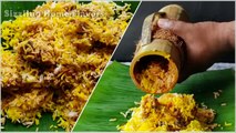 Bamboo Biryani | Bamboo Biriyani Recipe |Bamboo Chicken Briyani | How To Make Bamboo Biryani At Home