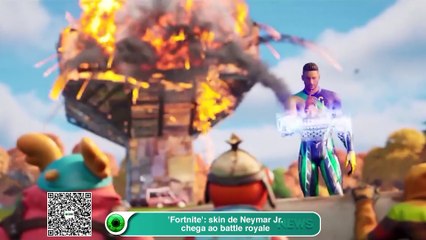 'Fortnite'- skin de Neymar Jr chega ao battle royale