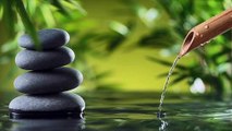 Relaxing Music With The Sounds Of Nature Bamboo Water Fountain.