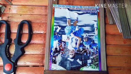 How I Make A Picture Frame From Bamboo #Artwork