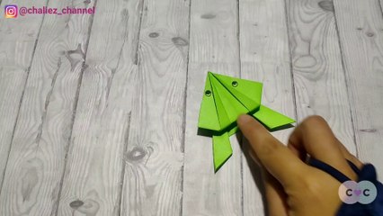 2 Cara Membuat Origami Katak Lompat