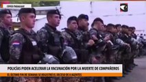 Policías piden acelerar la vacunación por la muerte de compañeros