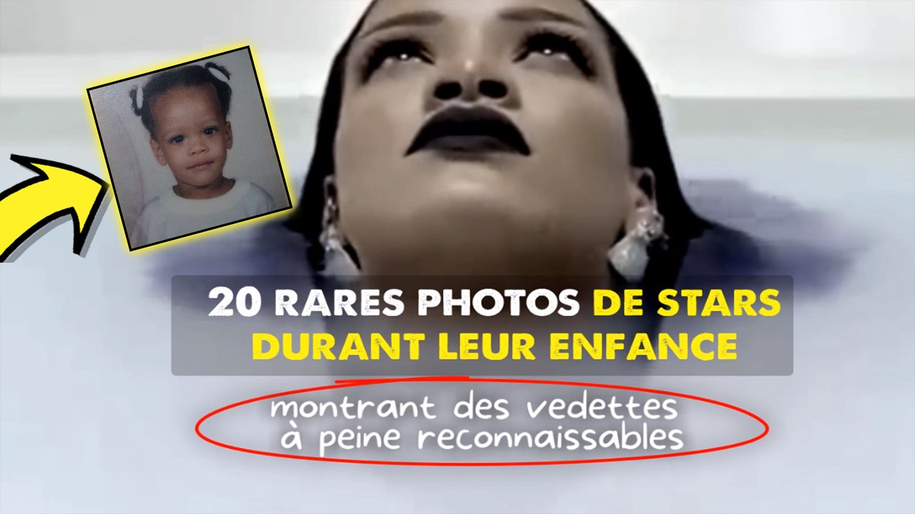 20 rares photos de stars durant leur enfance montrant des vedettes à peine reconnaissables