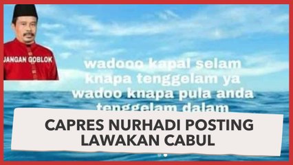 Capres Nurhadi Ngelawak Cabul KRI Nanggala, Langsung Dijemput Polisi
