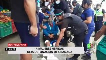 Independencia: sujetos lanzan granada cerca a colegio y dejan a cuatro personas heridas