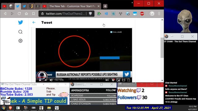 UFO videos w}Paul -Secureteam vid+Pt1.Who are the Biggest Frauds in UFOLOGY on YT ]-OT Chan Live-402-Pt1
